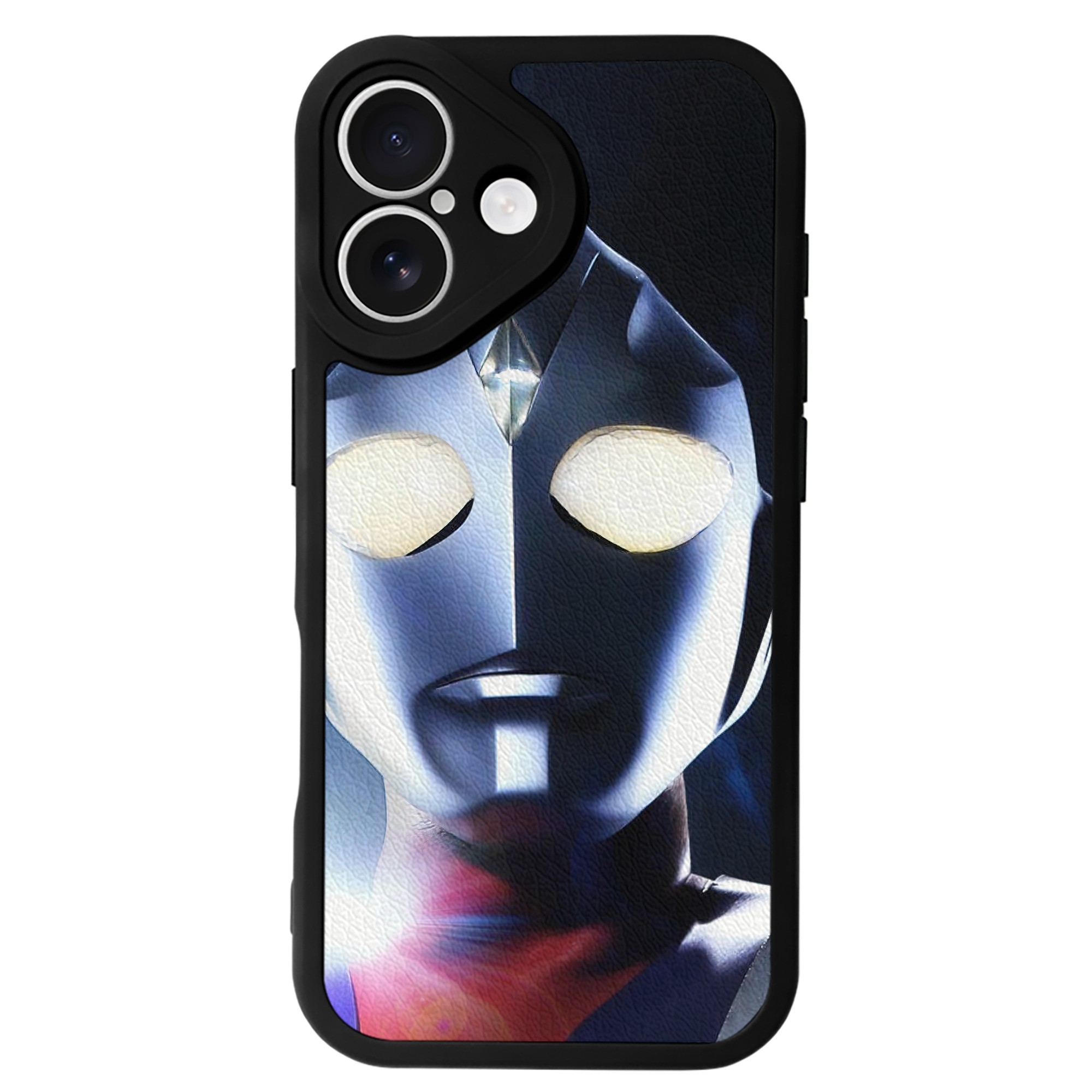 （画像用） ウルトラマン Ultraman 【iPhone 16シリーズ対応】シリコンスマホケース（レザー調） 材質：シリコン